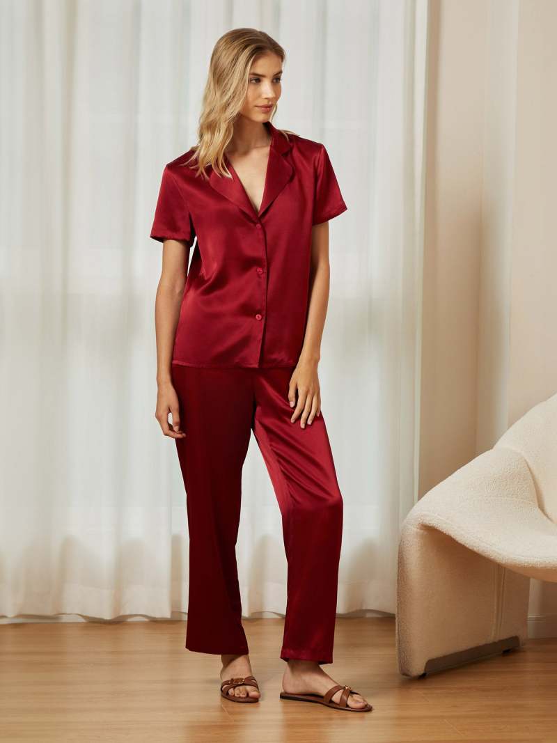 Yves Silk Pajama Set – MommeSilk