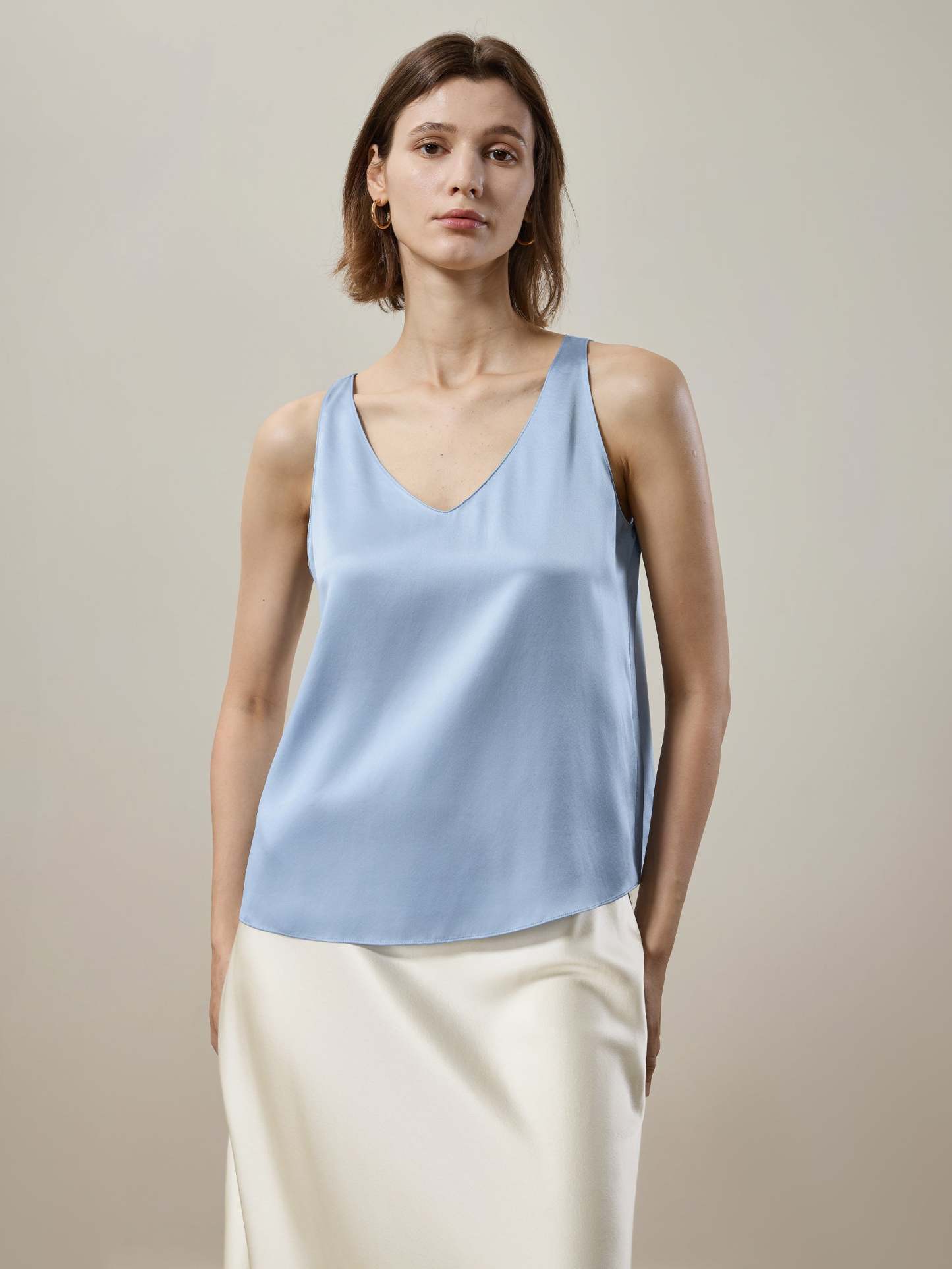 Chic Silk Tank Top – MommeSilk
