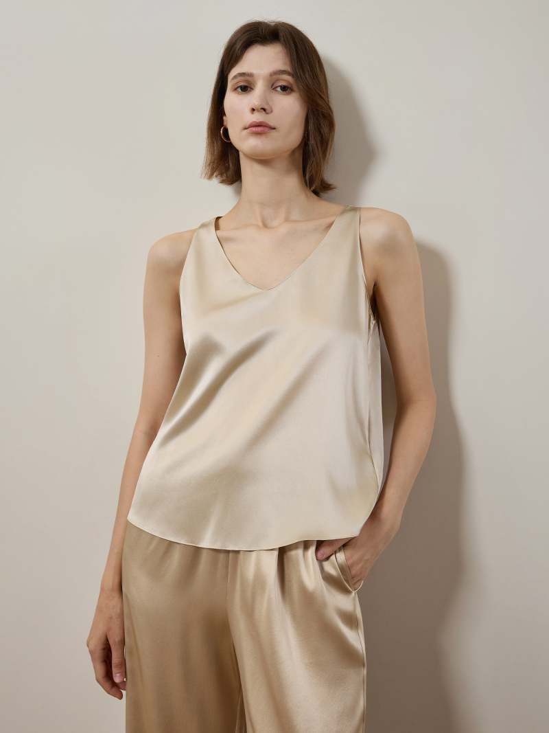 Chic Silk Tank Top – MommeSilk