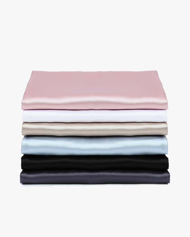 Free Gift 22MM Silk Pillowcases-Zippered-Standard-Random Color