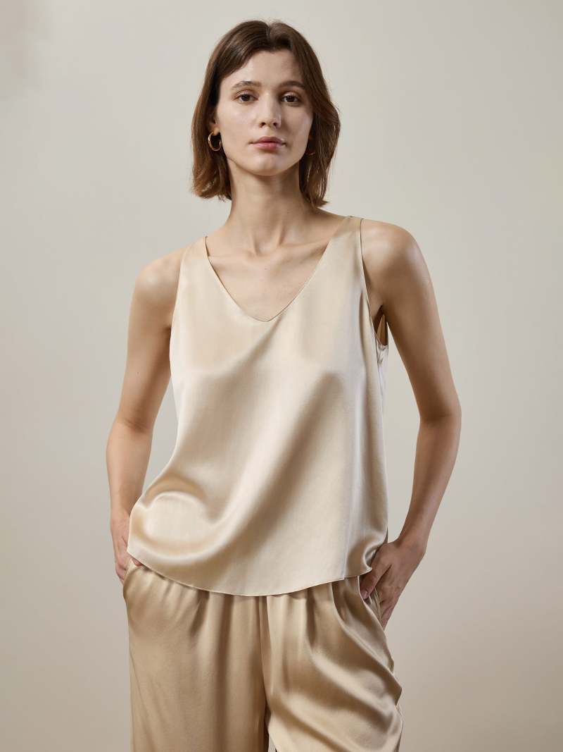 Chic Silk Tank Top – MommeSilk