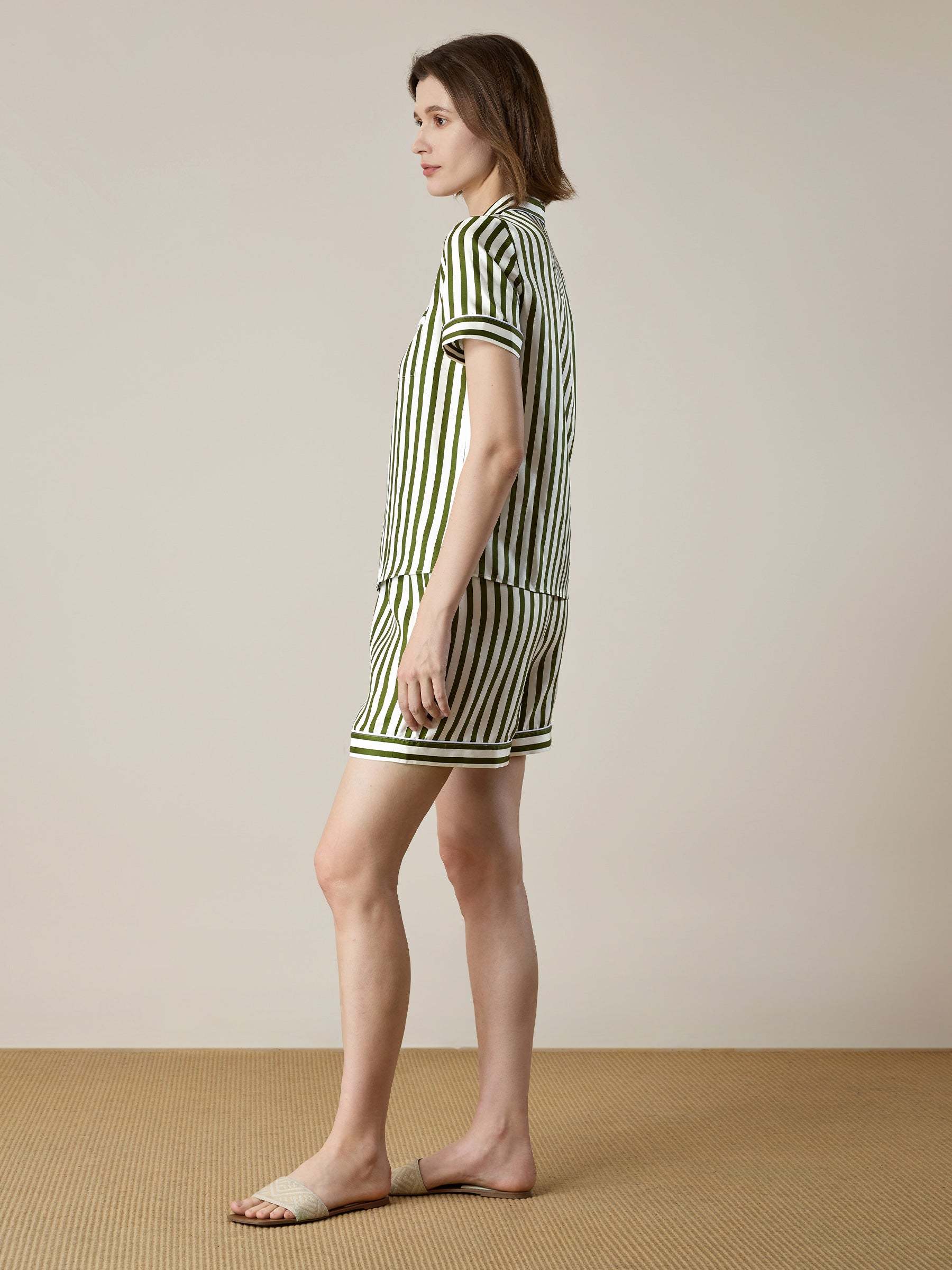 Green-White Pinstripes