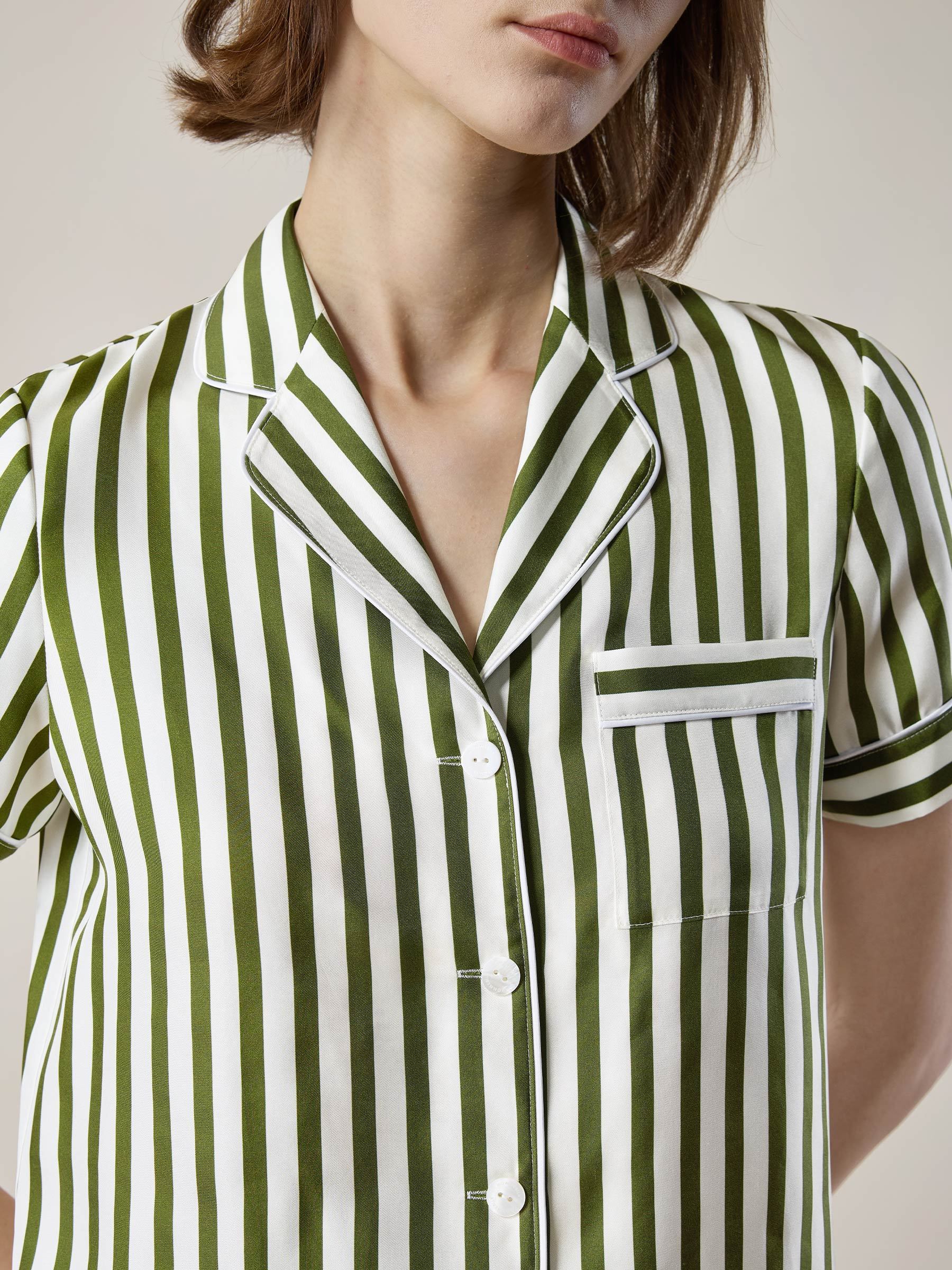 Green-White Pinstripes