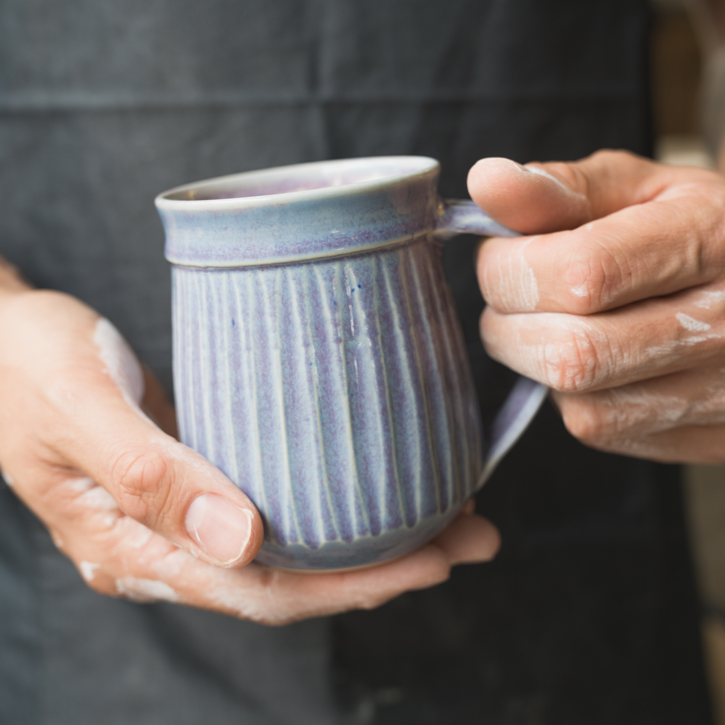 Fluted Artisan Mugs
