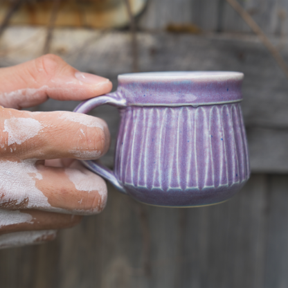 Fluted Artisan Mugs