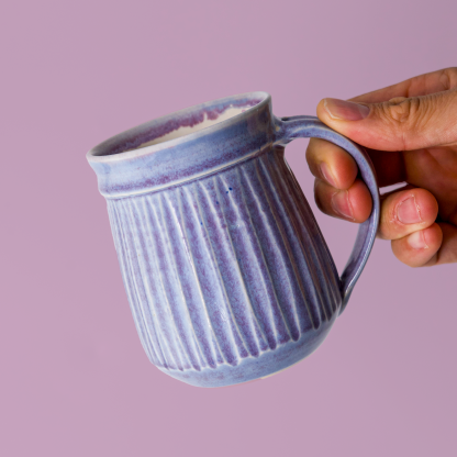 Fluted Artisan Mugs