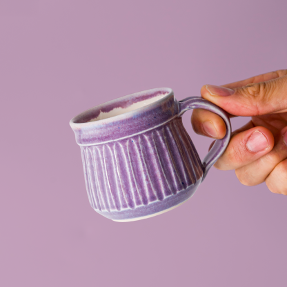 Fluted Artisan Mugs