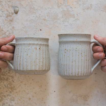 Fluted Artisan Mugs