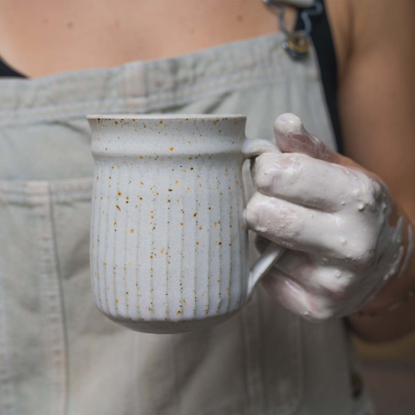 Fluted Artisan Mugs