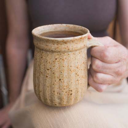 Fluted Artisan Mugs