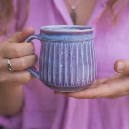 Fluted Artisan Mugs