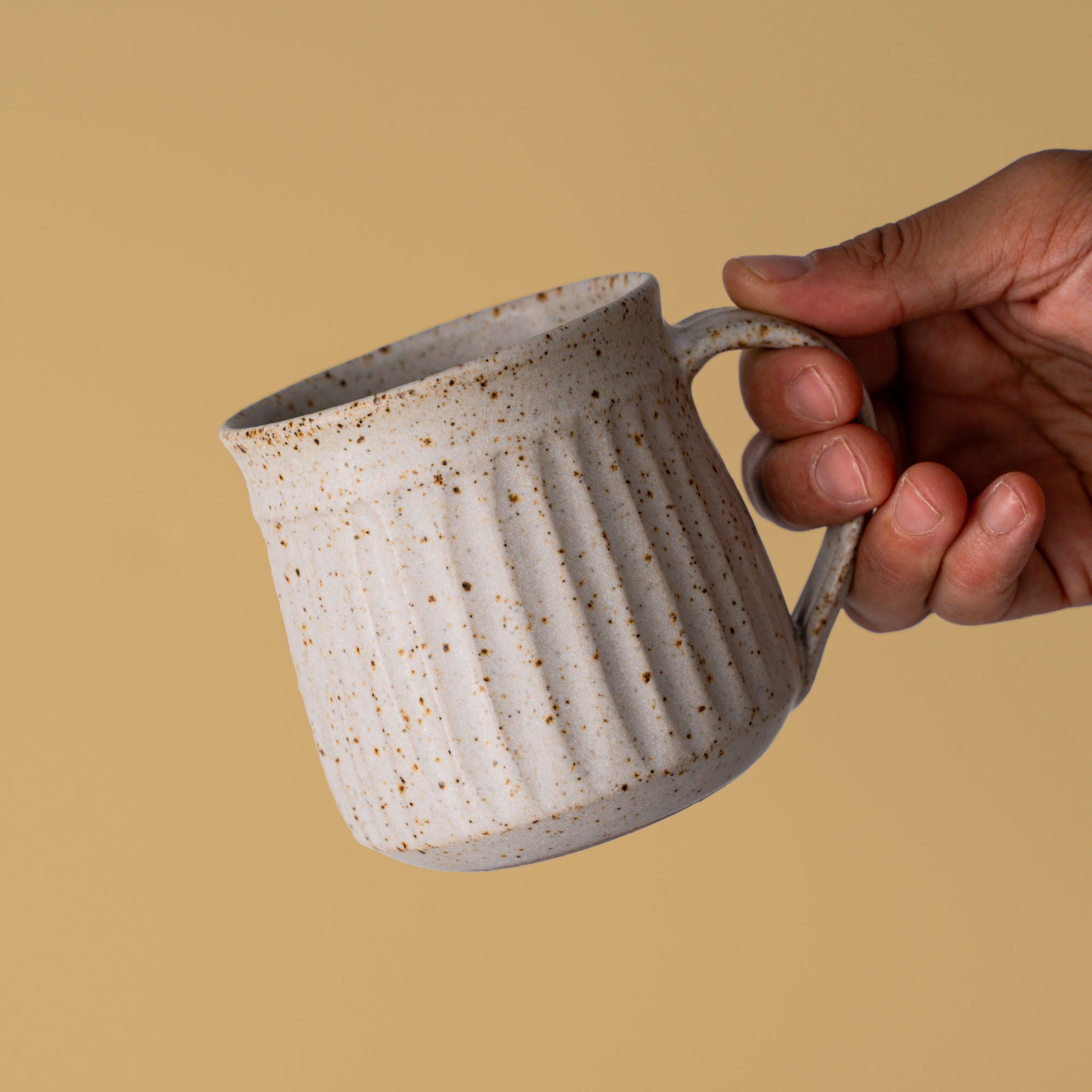 Fluted Artisan Mugs