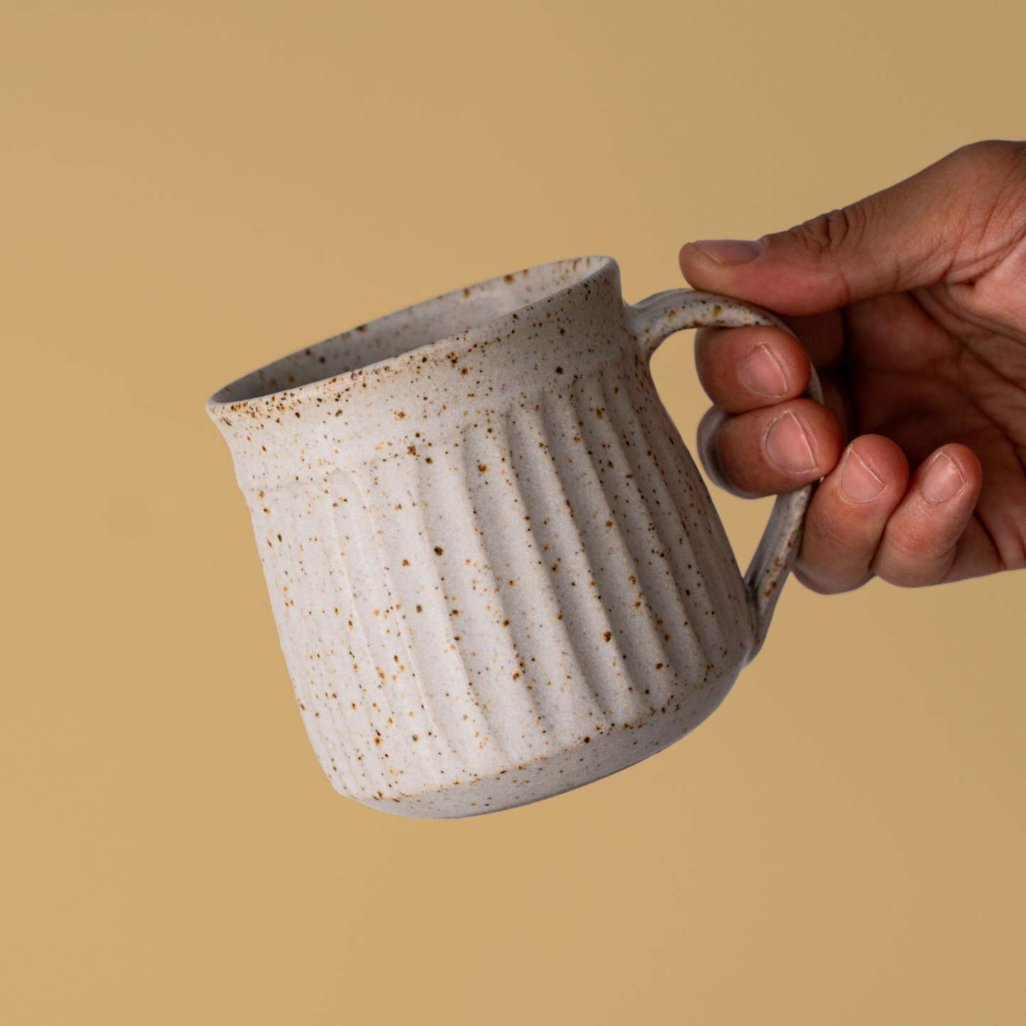 Fluted Artisan Mugs