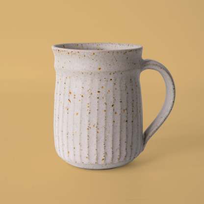 Fluted Artisan Mugs