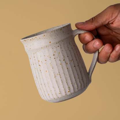Fluted Artisan Mugs