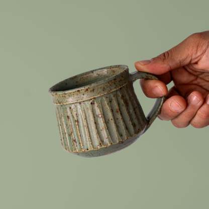 Fluted Artisan Mugs