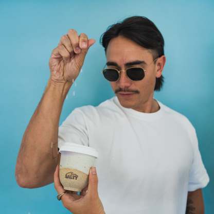 Salty Stamped Cup