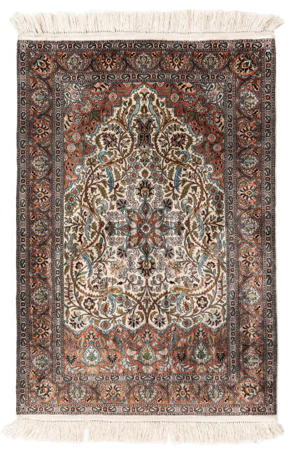 Luxury Kashmir Silk 89x61cm
