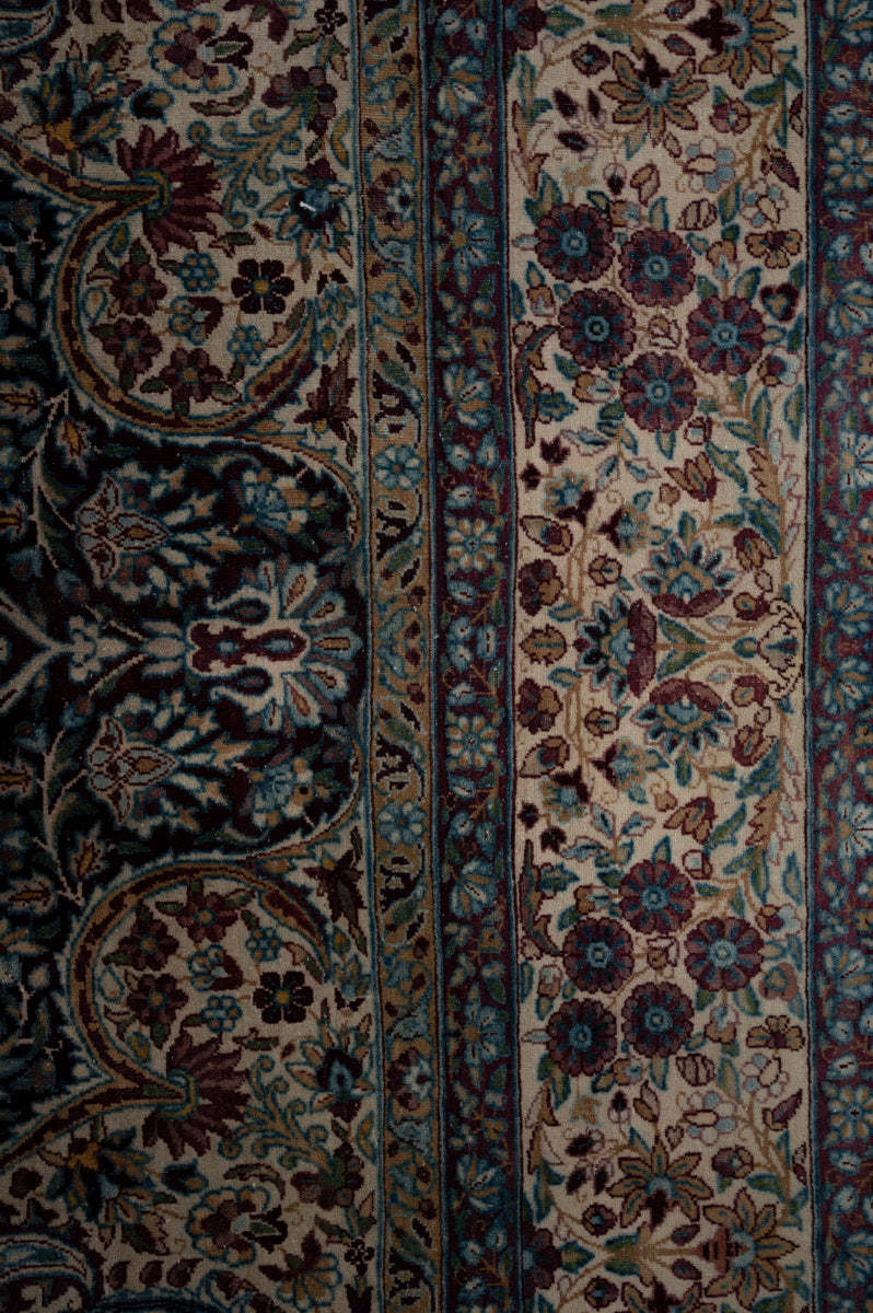 Vintage Distressed Yazd 343x263cm