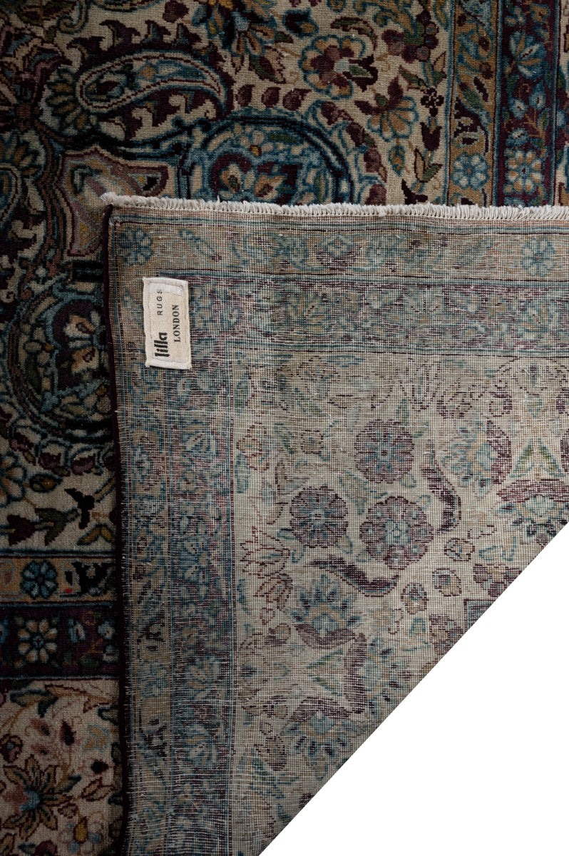 Vintage Distressed Yazd 343x263cm