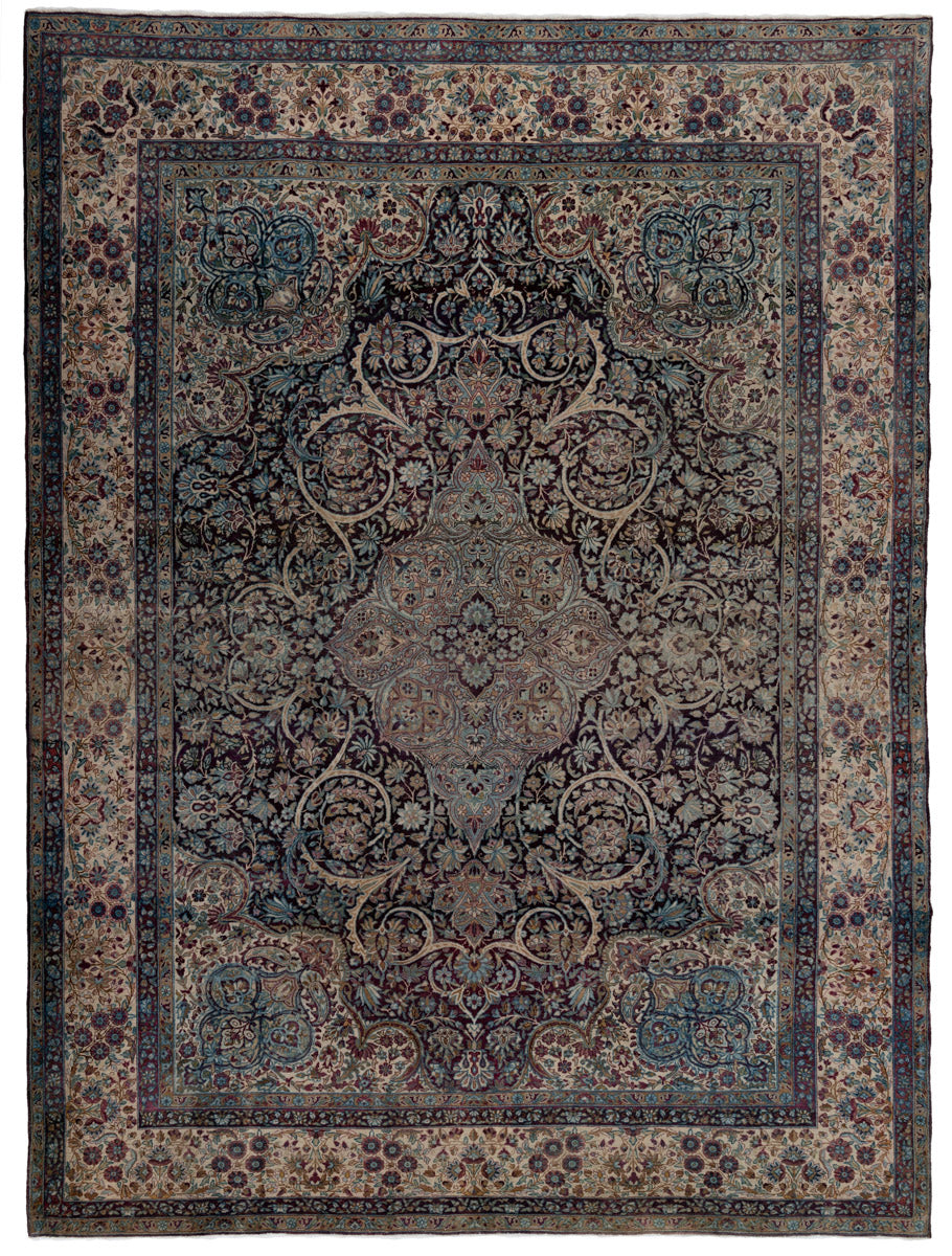 Vintage Distressed Yazd 343x263cm