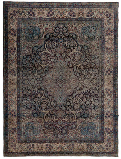 Vintage Distressed Yazd 343x263cm