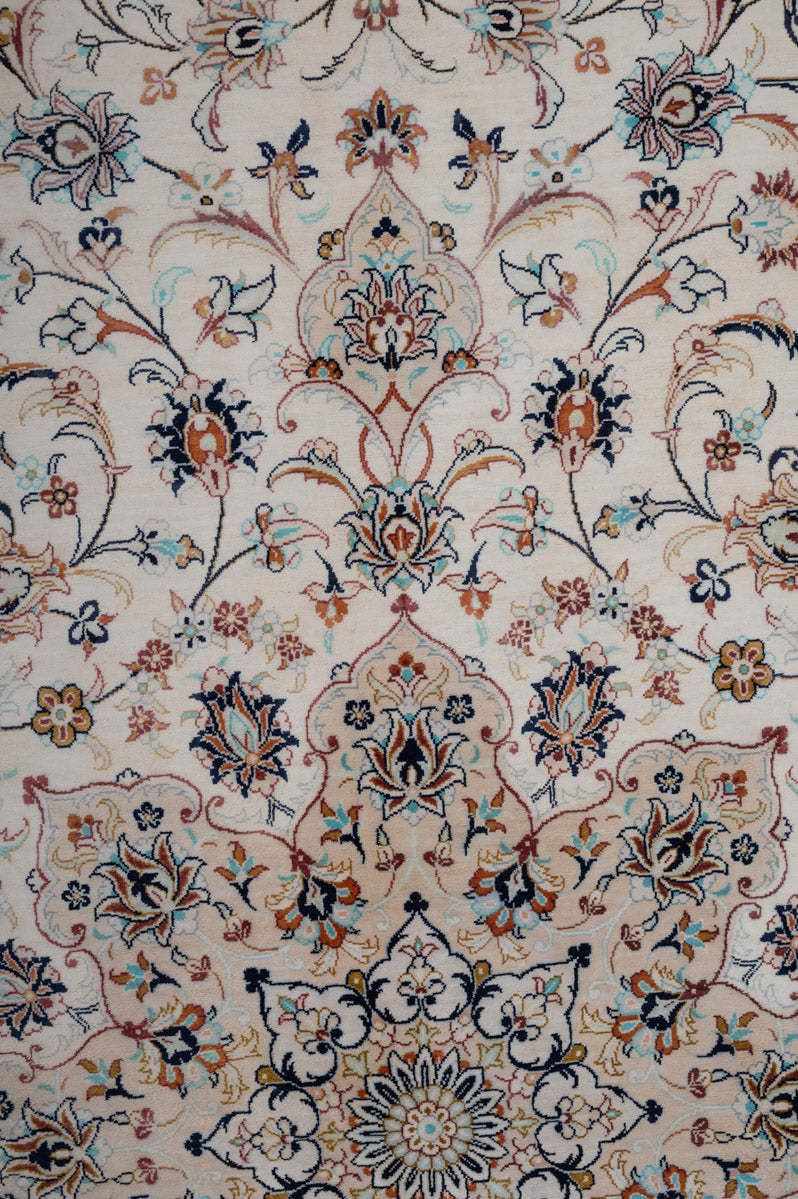 Signed Kashan Silk 240x155cm