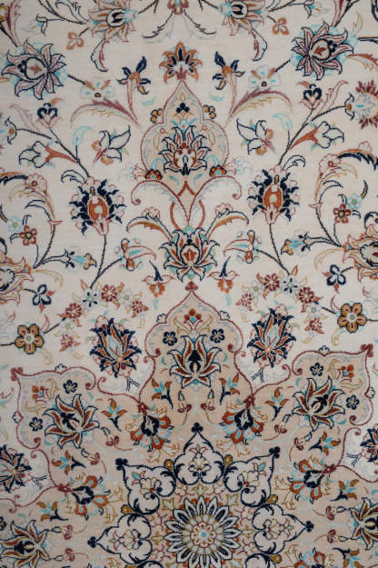 Signed Kashan Silk 240x155cm