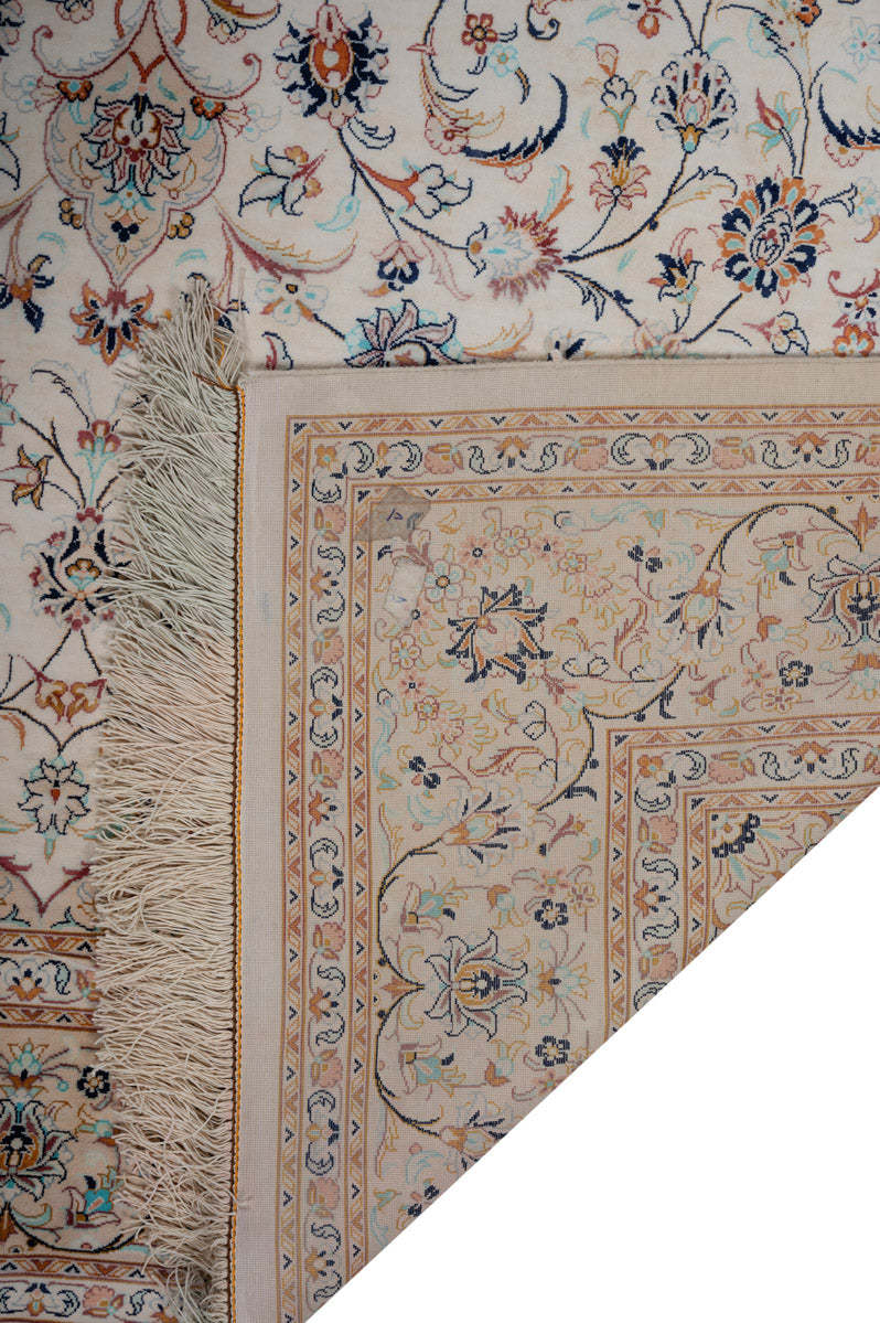 Signed Kashan Silk 240x155cm