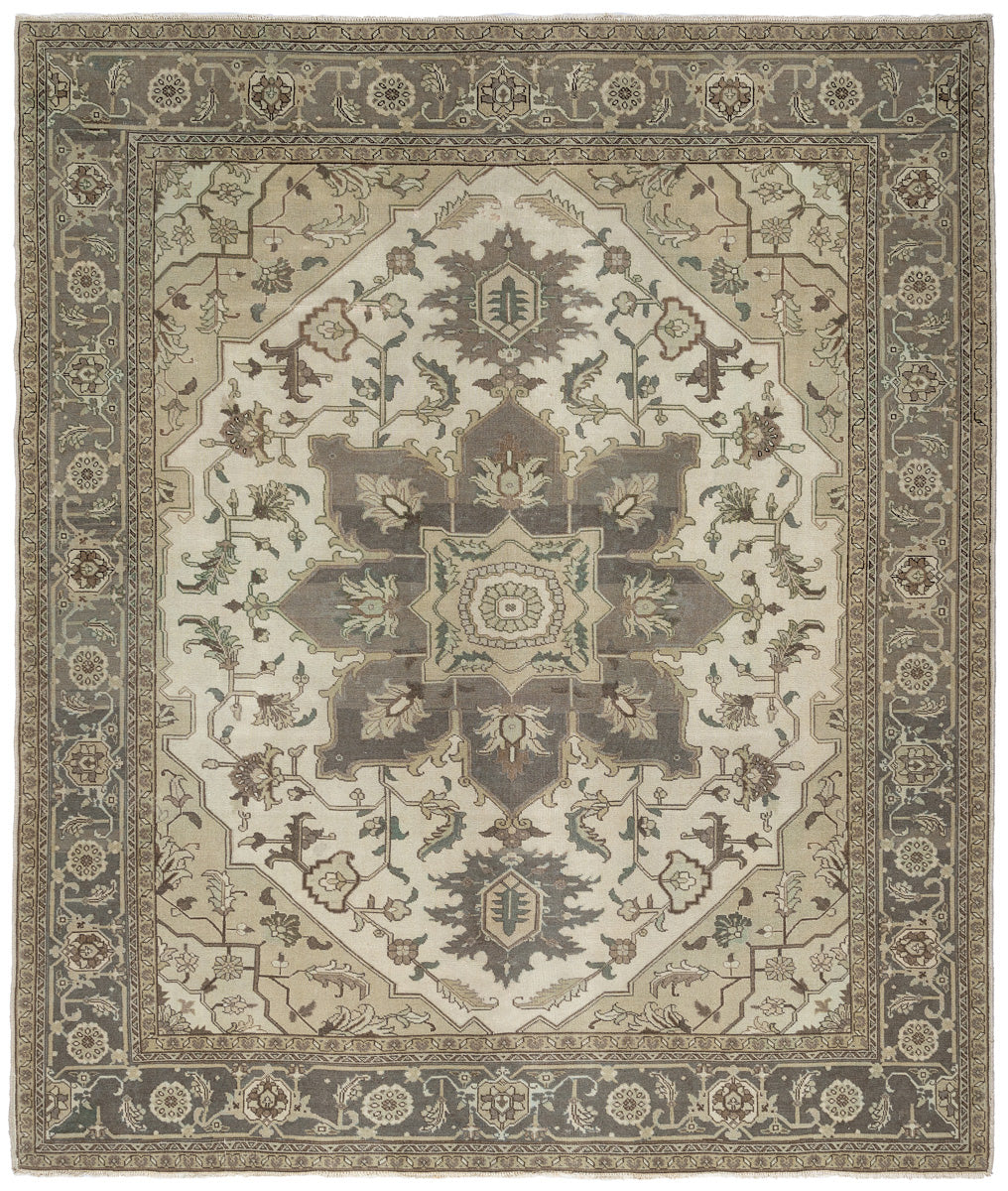 Vintage Distressed Heriz 280x242cm