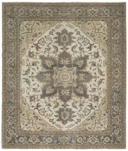 Vintage Distressed Heriz 280x242cm