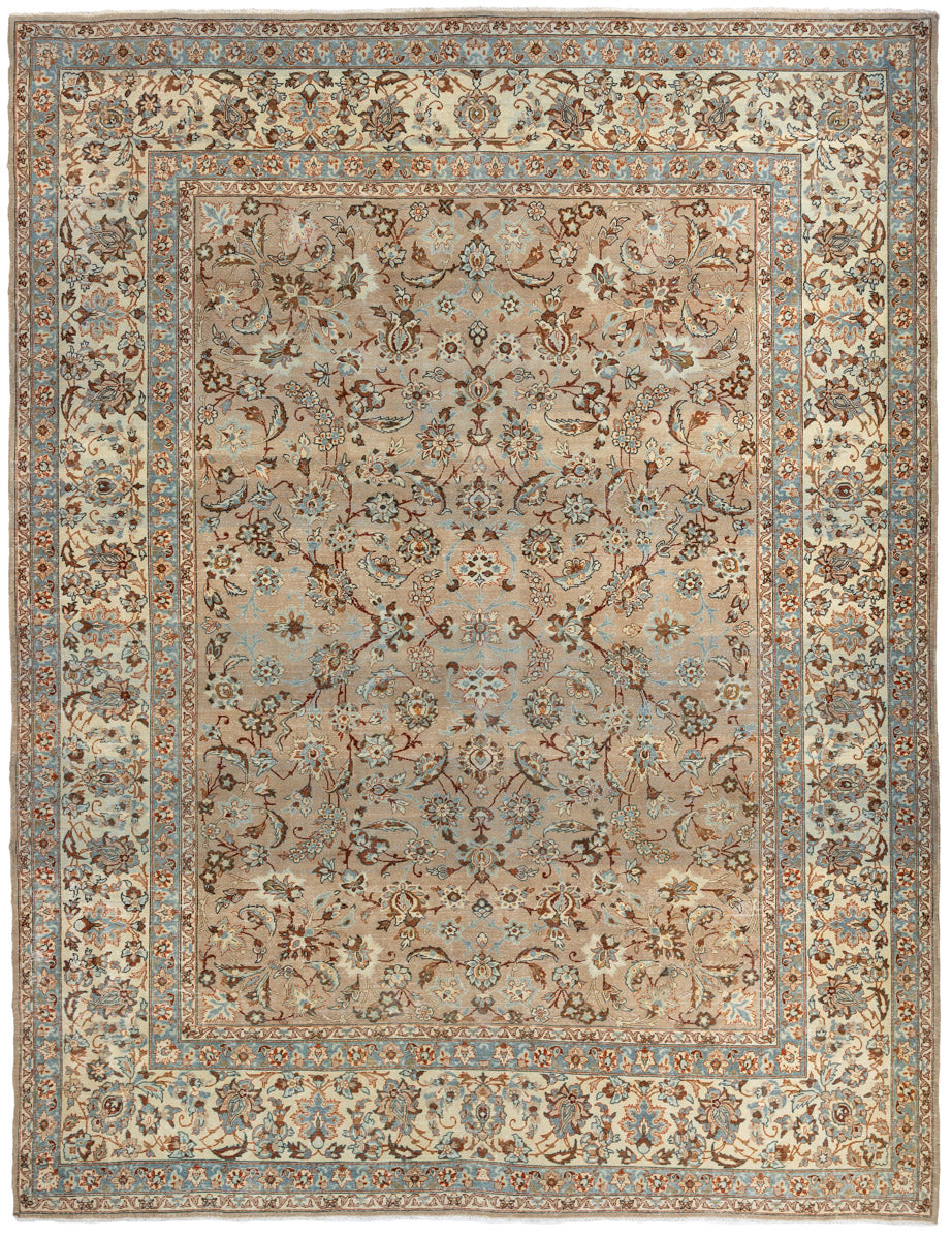 Vintage Distressed Yazd 370x301cm