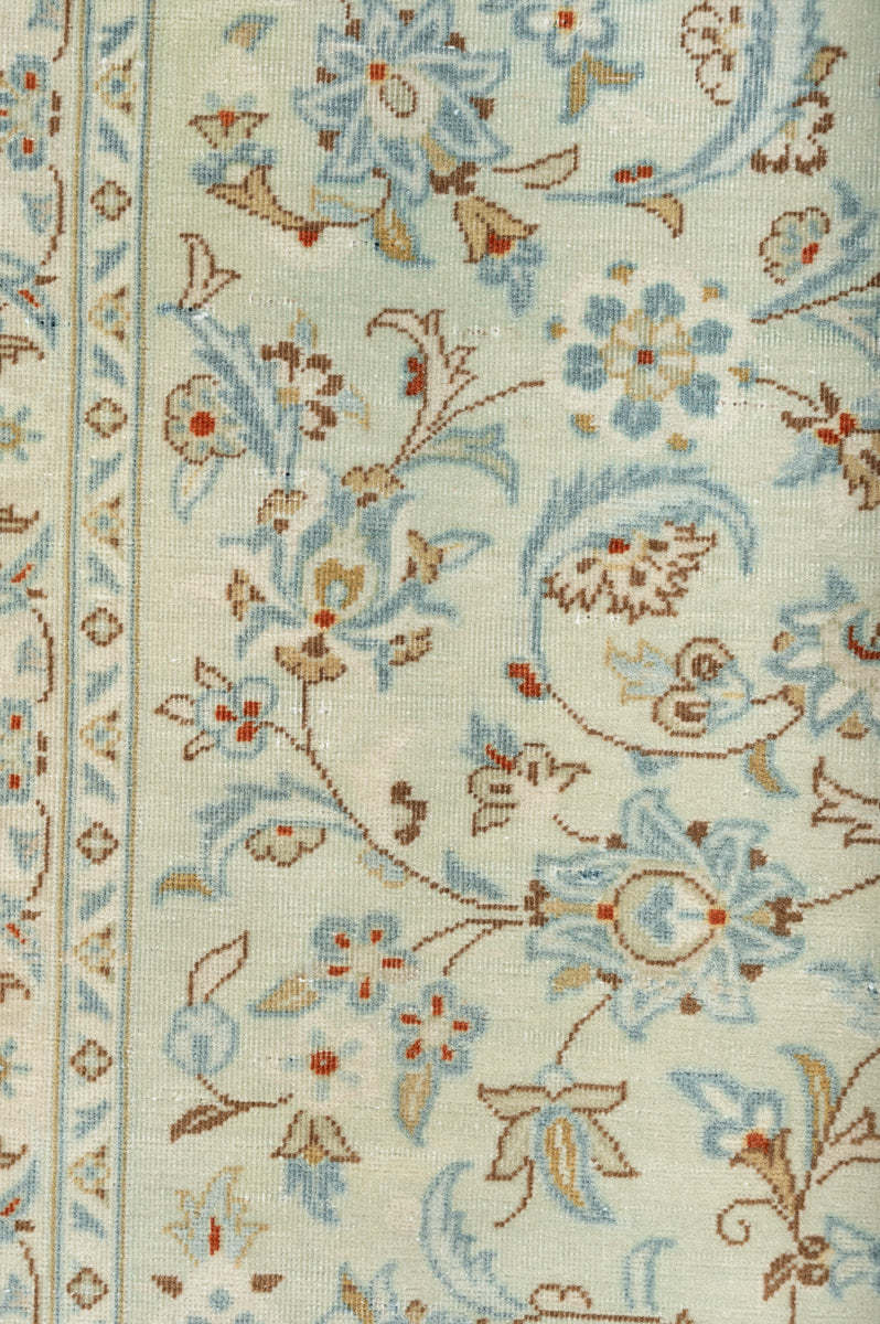 Vintage Distressed Kashan 297x197cm