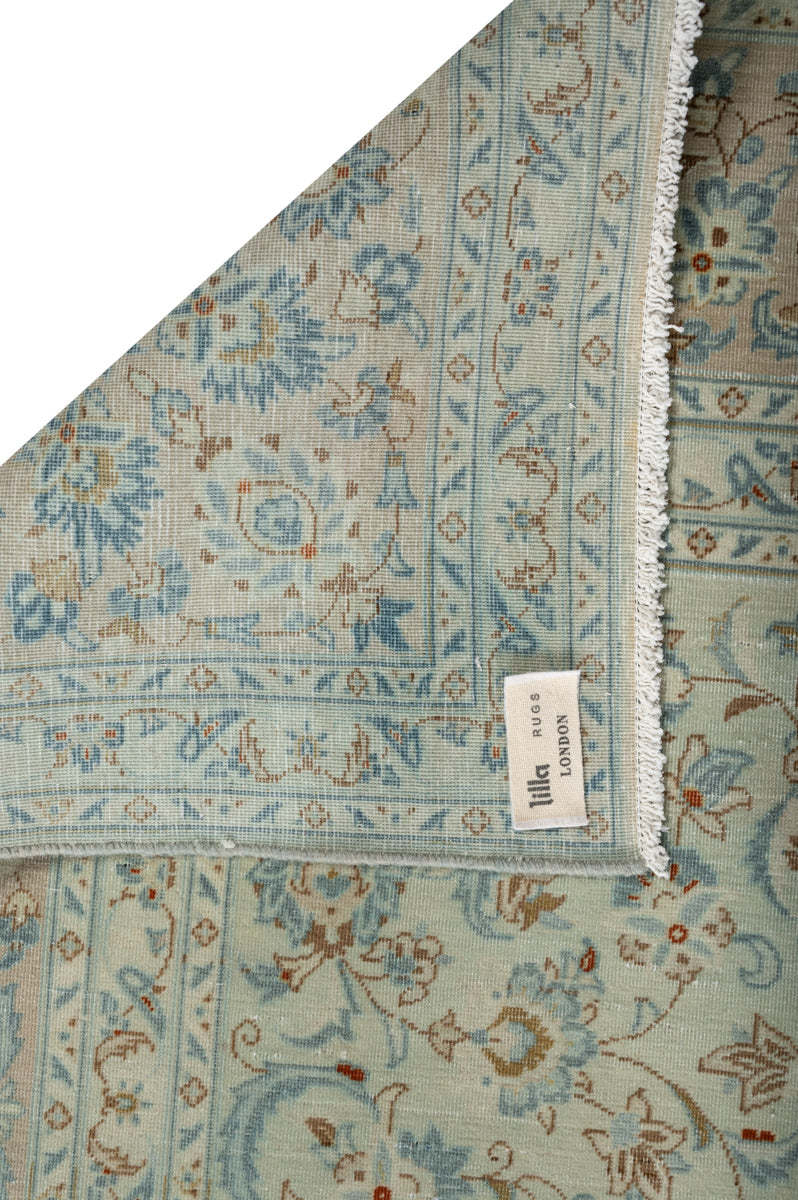 Vintage Distressed Kashan 297x197cm