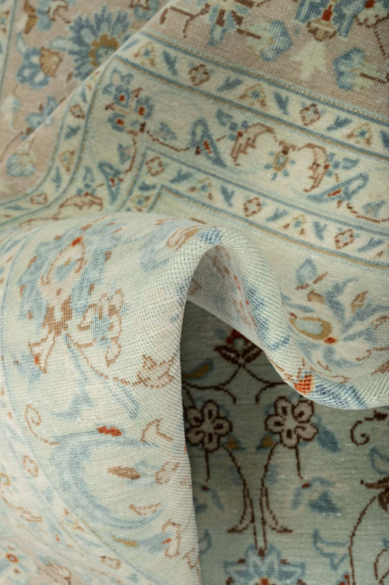 Vintage Distressed Kashan 297x197cm