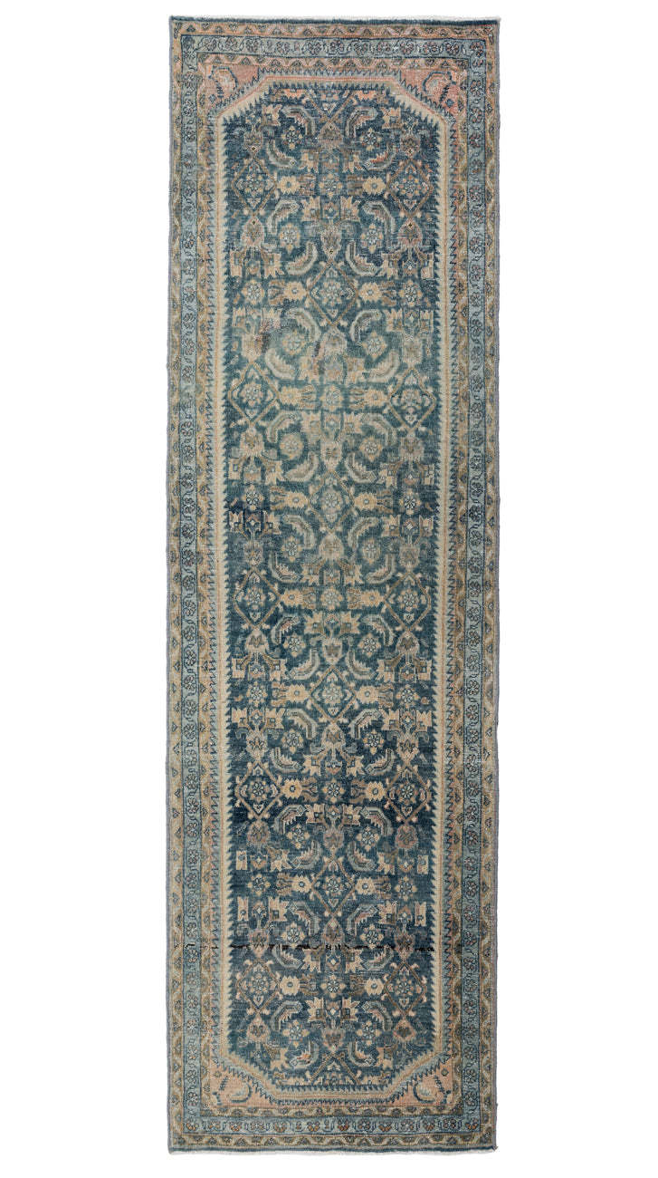 Vintage Distressed  Malayer Runner 314x87cm