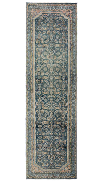 Vintage Distressed  Malayer Runner 314x87cm
