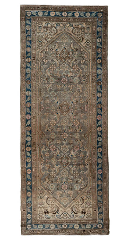 Vintage Distressed  Malayer Runner 293x111cm
