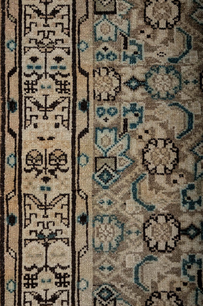 Vintage Distressed Sarouk Runner 502x80