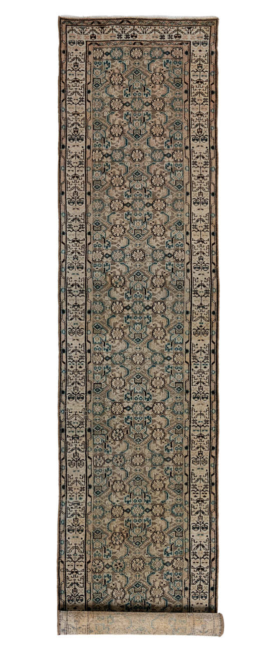 Vintage Distressed Sarouk Runner 502x80