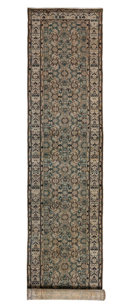 Vintage Distressed Sarouk Runner 502x80