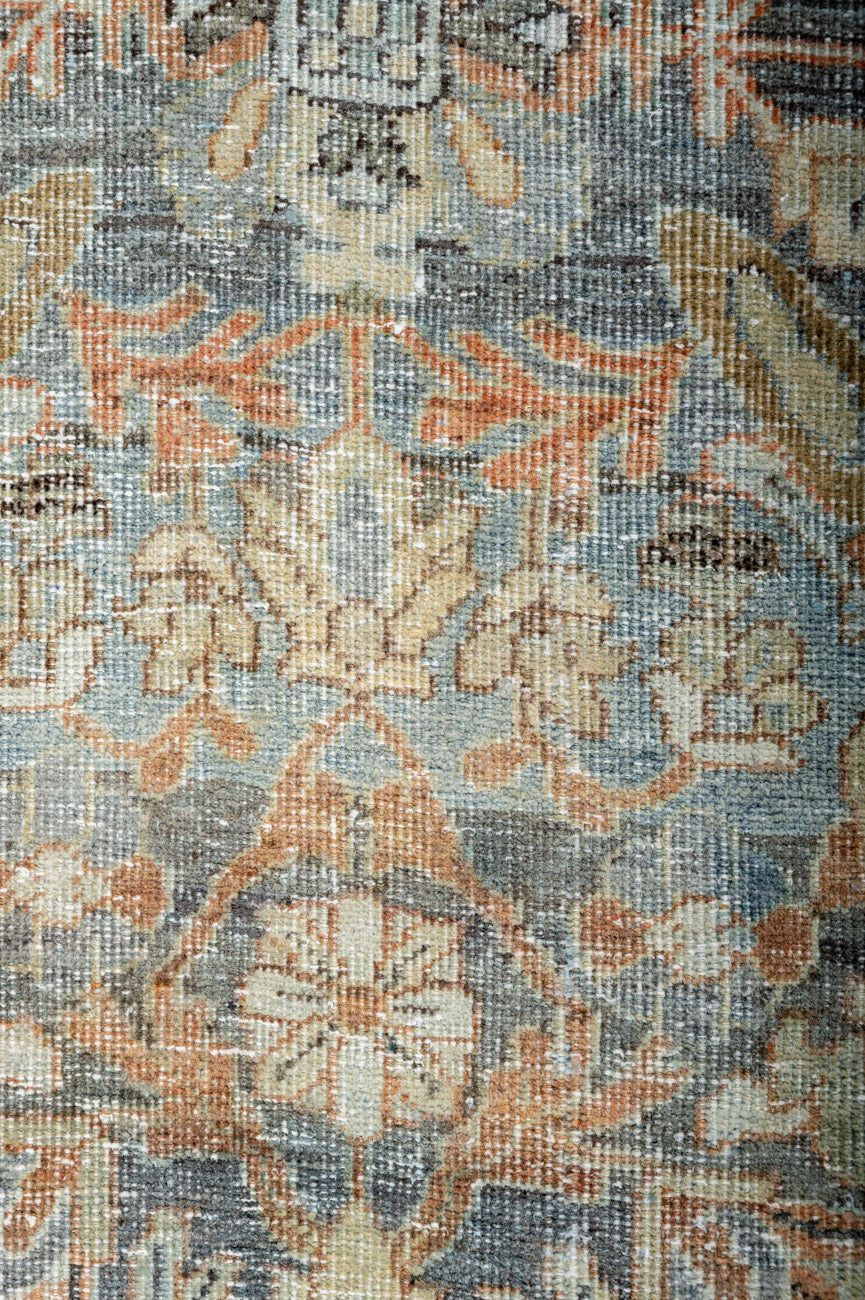 Vintage Distressed  Malayer Runner 395x100cm