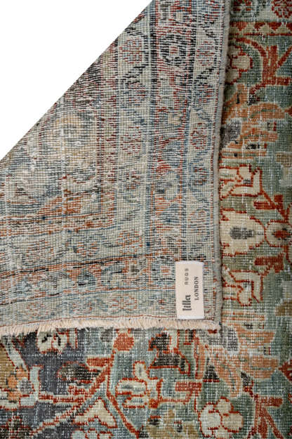 Vintage Distressed  Malayer Runner 395x100cm