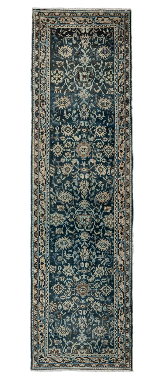 1 Vintage Distressed Sarouk 415x105cm