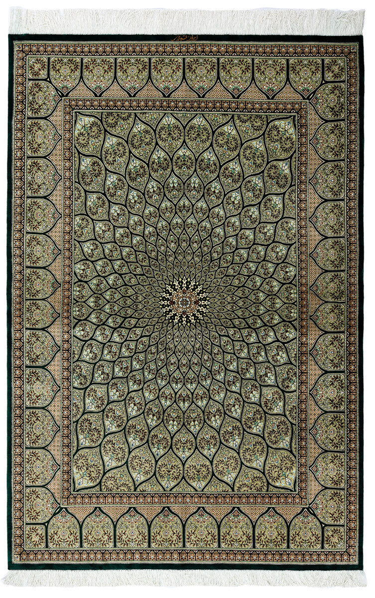 Signed Qum Silk 200x131cm