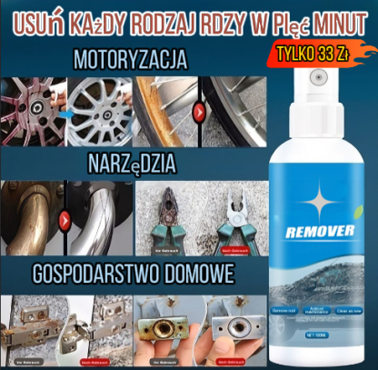 (Usuń każdy rodzaj rdzy w pięć minut) Wysoce wydajny spray do usuwania rdzy