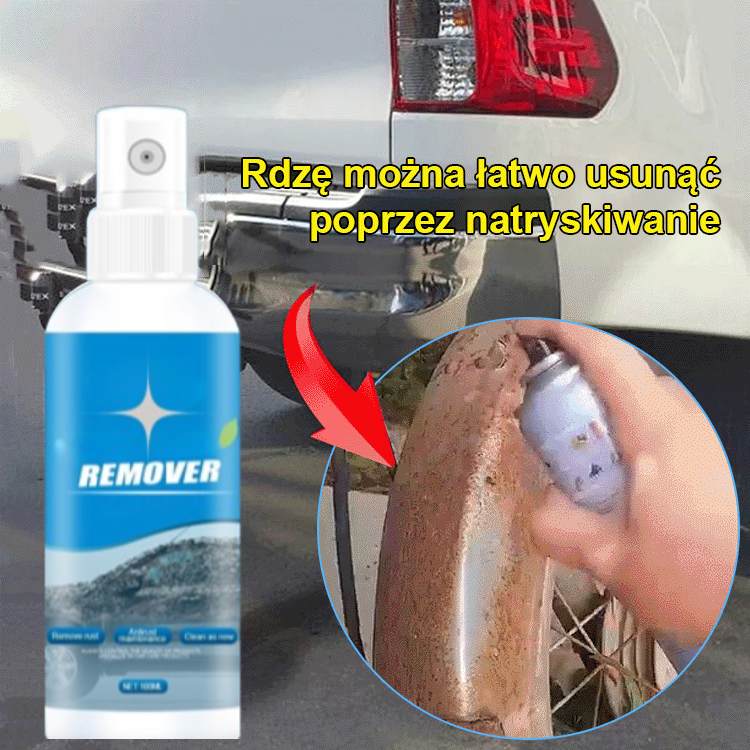 (Usuń każdy rodzaj rdzy w pięć minut) Wysoce wydajny spray do usuwania rdzy