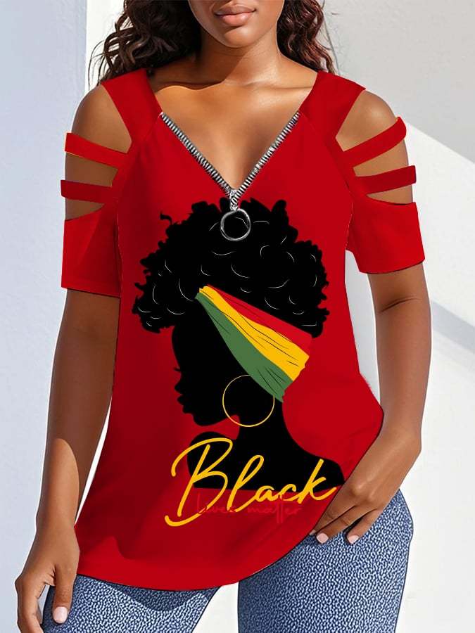 Women's Black Lives Matter Graphic Short Sleeve T-Shirt