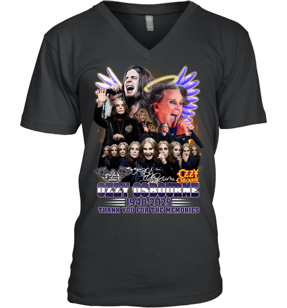 Limited Edition 2025_Ozzy Osbourne-Softstyle V-Neck T-Shirt