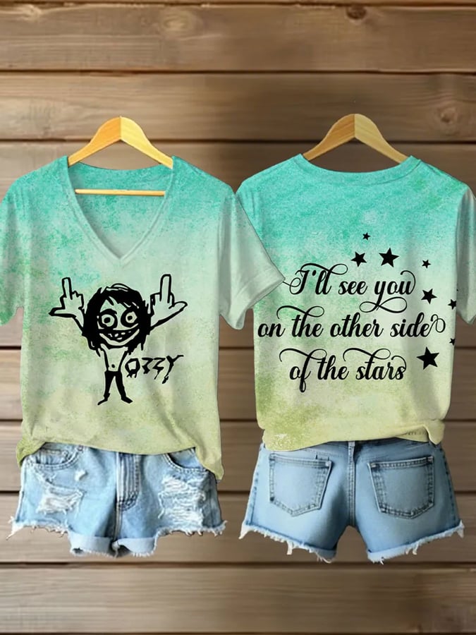 Women's Rock legend Print T-Shirt